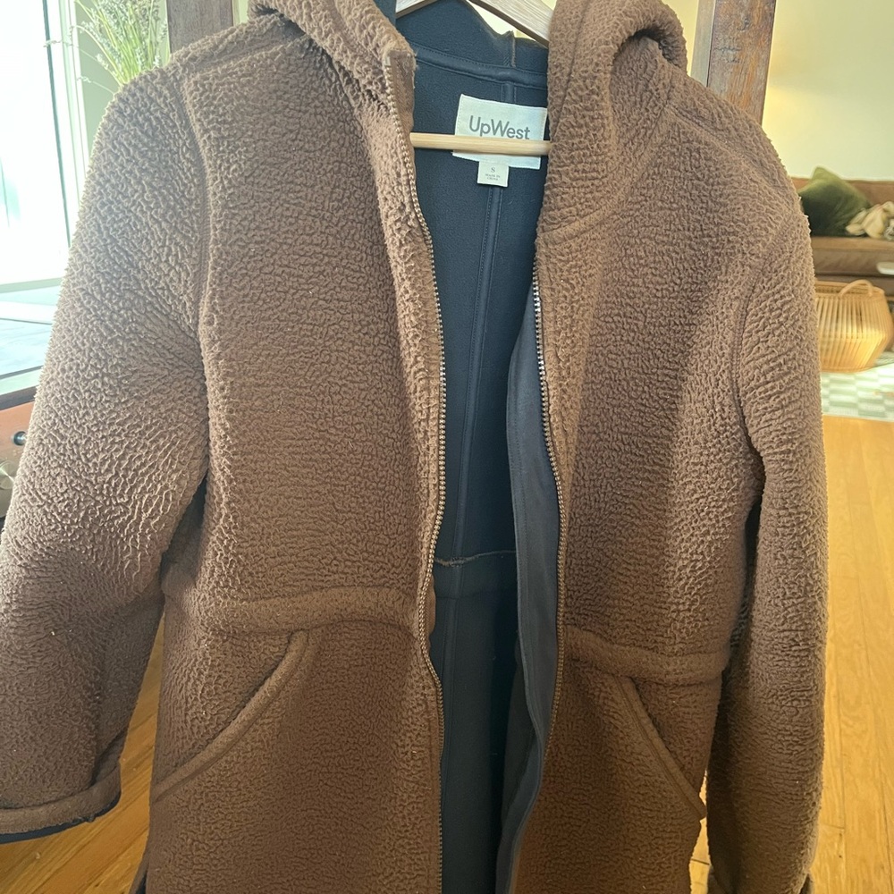 UpWest Dark Brown Fleece Jacket